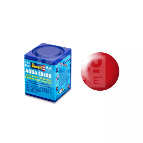 Revell Aqua Color -Luminous Red Silk - akril makett festék 36332