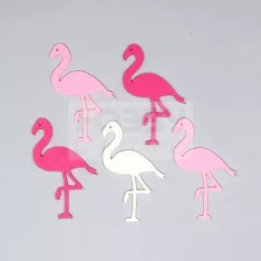 Filcfigura - Flamingó  (5 db/cs), vegyes színben 36348
