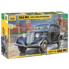 Zvezda GAZ M1 Soviet Staff Car makett 1:35 (3634Z)