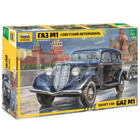 Zvezda GAZ M1 Soviet Staff Car makett 1:35 (3634Z)