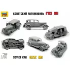 Zvezda GAZ M1 Soviet Staff Car makett 1:35 (3634Z)