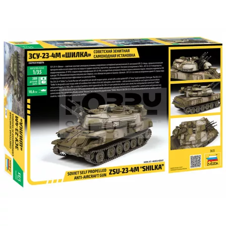 Zvezda ZSU-23-4M SHILKA makett 1:35 (3635Z)