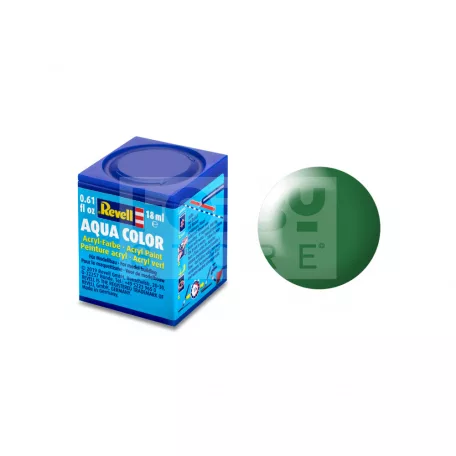 Revell Aqua Color -Leaf Green Silk - akril makett festék 36364