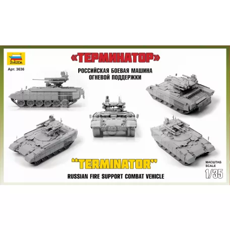 Zvezda Military BMPT 'Terminator' makett 1:35 (3636Z)