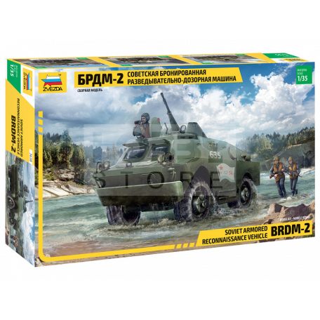 Zvezda BRDM-2 Russian Armored Car makett 1:35 (3638Z)