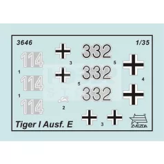 Zvezda Tiger I Early /Kursk/ makett 1:35 (3646Z)