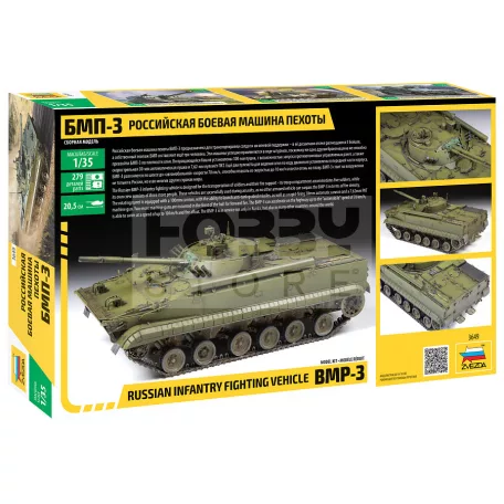 Zvezda BMP-3 RUSSIAN INFANTRY FIGHTING VEHCILE makett 1:35 (3649Z)