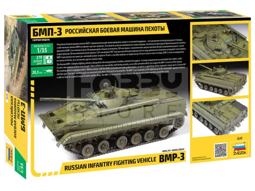 Zvezda BMP-3 RUSSIAN INFANTRY FIGHTING VEHCILE makett 1:35 (3649Z)