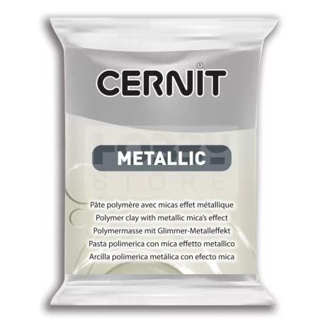 Cernit süthető gyurma N°1, 56 g - metál ezüst 36509