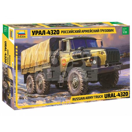 Zvezda Ural 4320 Truck makett 1:35  makett (3654Z)