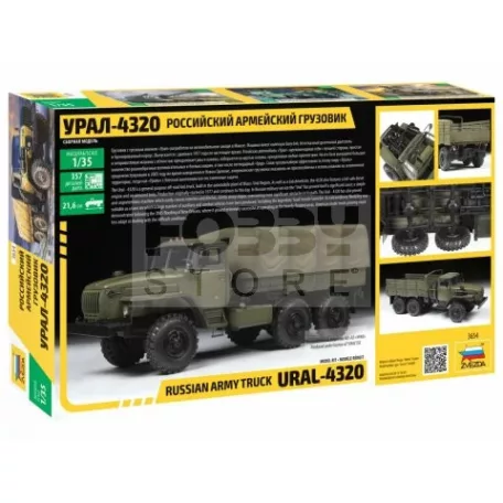 Zvezda Ural 4320 Truck makett 1:35  makett (3654Z)