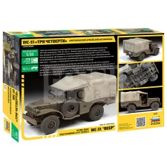 Zvezda Dodge WC-51 "Beep" makett 1:35 (3656Z)
