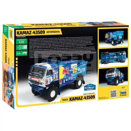 Zvezda Kamaz rallye truck makett 1:35 (3657Z)