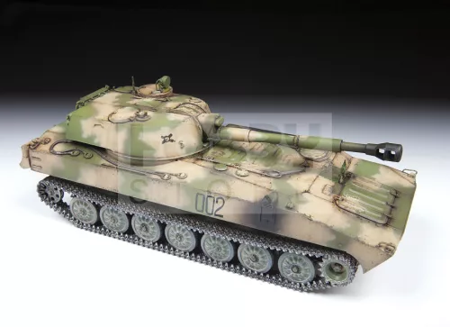 Zvezda Russian 122mm self-propelled howitzer "GVOZDIKA" makett 1:35 (3660Z)