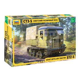 Zvezda STZ-5 Soviet artillery tractor makett 1:35 (3663Z)