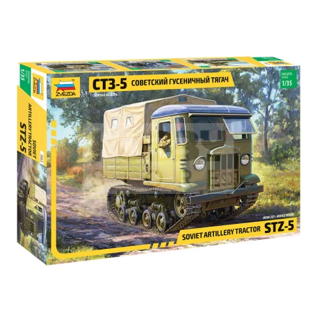 Zvezda STZ-5 Soviet artillery tractor makett 1:35 (3663Z)