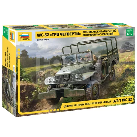 Zvezda DODGE WC-52 makett 1:35 (3664Z)