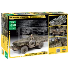 Zvezda DODGE WC-52 makett 1:35 (3664Z)