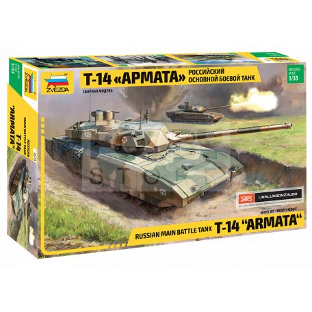 Zvezda Russian Modern Tank T-14 makett 1:35 (3670Z)