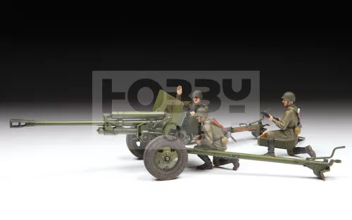Zvezda ZIS-3 with crew makett 1:35 (3671Z)