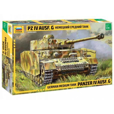 Zvezda Panzer IV Ausf. G. (Sd.Kfz.161) makett 1:35 (3674Z)