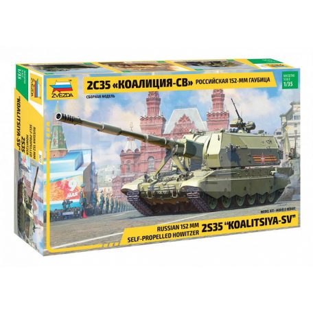 Zvezda Koalitsiya-SV Russian S.P.G. makett 1:35 (3677Z)