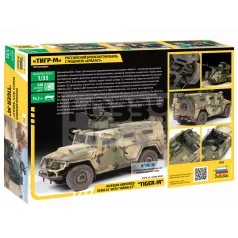 Zvezda GAZ Tiger w/Arbalet makett 1:35 (3683Z)