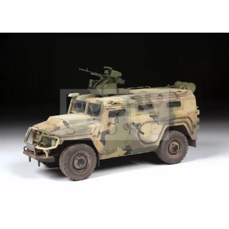 Zvezda GAZ Tiger w/Arbalet makett 1:35 (3683Z)