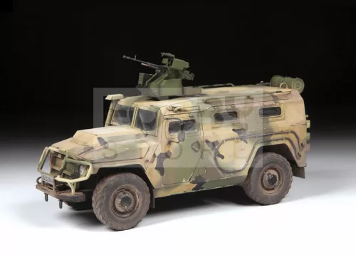 Zvezda GAZ Tiger w/Arbalet makett 1:35 (3683Z)