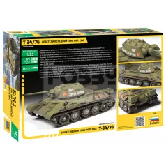Zvezda T-34/76 mod.1942 makett 1:35 (3686Z)