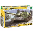 Zvezda SU-100 Soviet tank destroyer makett 1:35 makett (3688Z)