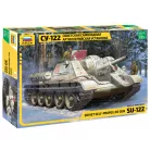 Zvezda SU-122 Self Propelled Gun makett 1:35 (3691Z)