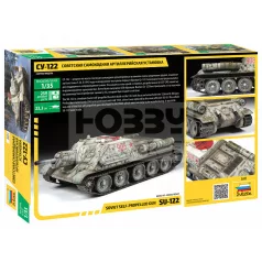 Zvezda SU-122 Self Propelled Gun makett 1:35 (3691Z)
