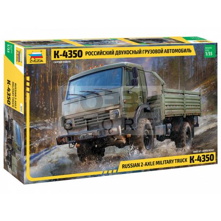 Zvezda Russian 2 Axle Military Truck K-4326 makett 1:35 (3692Z)