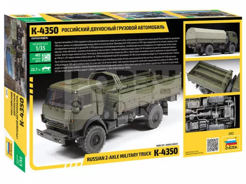 Zvezda Russian 2 Axle Military Truck K-4326 makett 1:35 (3692Z)