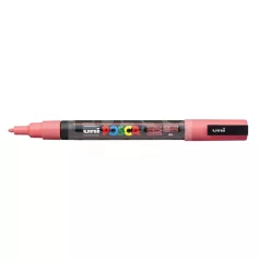   UNI POSCA PC-3M KORALL színű kúpos hegyű dekormarker-filctoll (0.9-1.3 mm) - 36940U