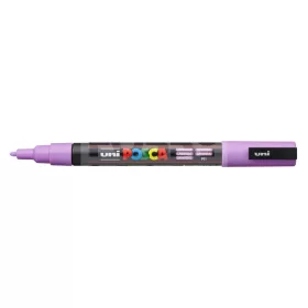   UNI POSCA PC-3M LEVENDULA színű kúpos hegyű dekormarker-filctoll (0.9-1.3 mm) - 36941U