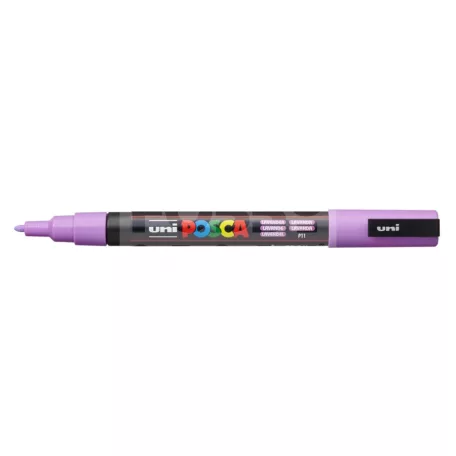 UNI POSCA PC-3M LEVENDULA színű kúpos hegyű dekormarker-filctoll (0.9-1.3 mm) - 36941U