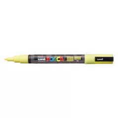   UNI POSCA PC-3M NAPSÁRGA színű kúpos hegyű dekormarker-filctoll (0.9-1.3 mm) - 36942U
