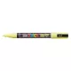 UNI POSCA PC-3M NAPSÁRGA színű kúpos hegyű dekormarker-filctoll (0.9-1.3 mm) - 36942U