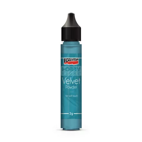 Pentart Bársonypor türkiz 30 ml 36953