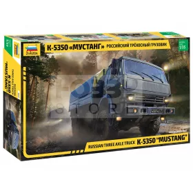   Zvezda Kamaz-5350 Truck 3-axle "Mustang" makett 1:35 (3697Z)