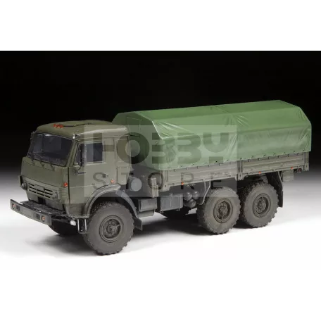 Zvezda Kamaz-5350 Truck 3-axle "Mustang" makett 1:35 (3697Z)