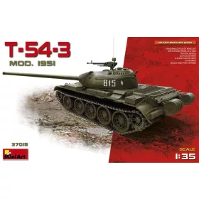 MiniArt T-54-3 Mod. 1951 – 1:35 harcjármű makett