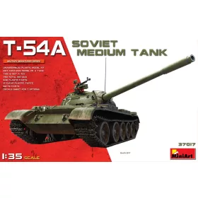   MiniArt T-54A  Soviet Medium Tank – 1:35 harcjármű makett
