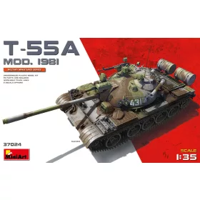 MiniArt T-55A Mod.1981 – 1:35 harcjármű makett