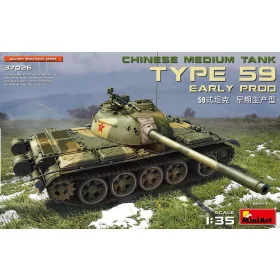   MiniArt Type 59 Early Prod. Chinese Medium Tank – 1:35 harcjármű makett