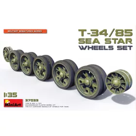   MiniArt T-34/85 Sea Star Wheels Set – 1:35 makett-kiegészítő