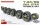 MiniArt T-34/85 Sea Star Wheels Set – 1:35 makett-kiegészítő
