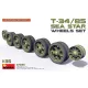 MiniArt T-34/85 Sea Star Wheels Set – 1:35 makett-kiegészítő